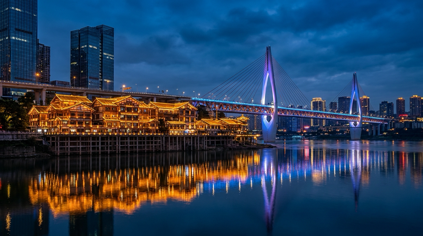 重庆洪崖洞夜景